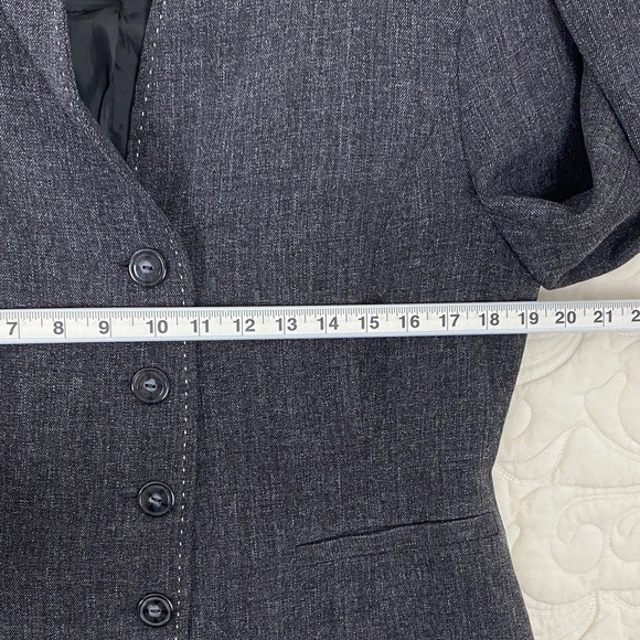 Coldwater Creek Dark Gray Blazer Size 8 - Picture 9 of 11